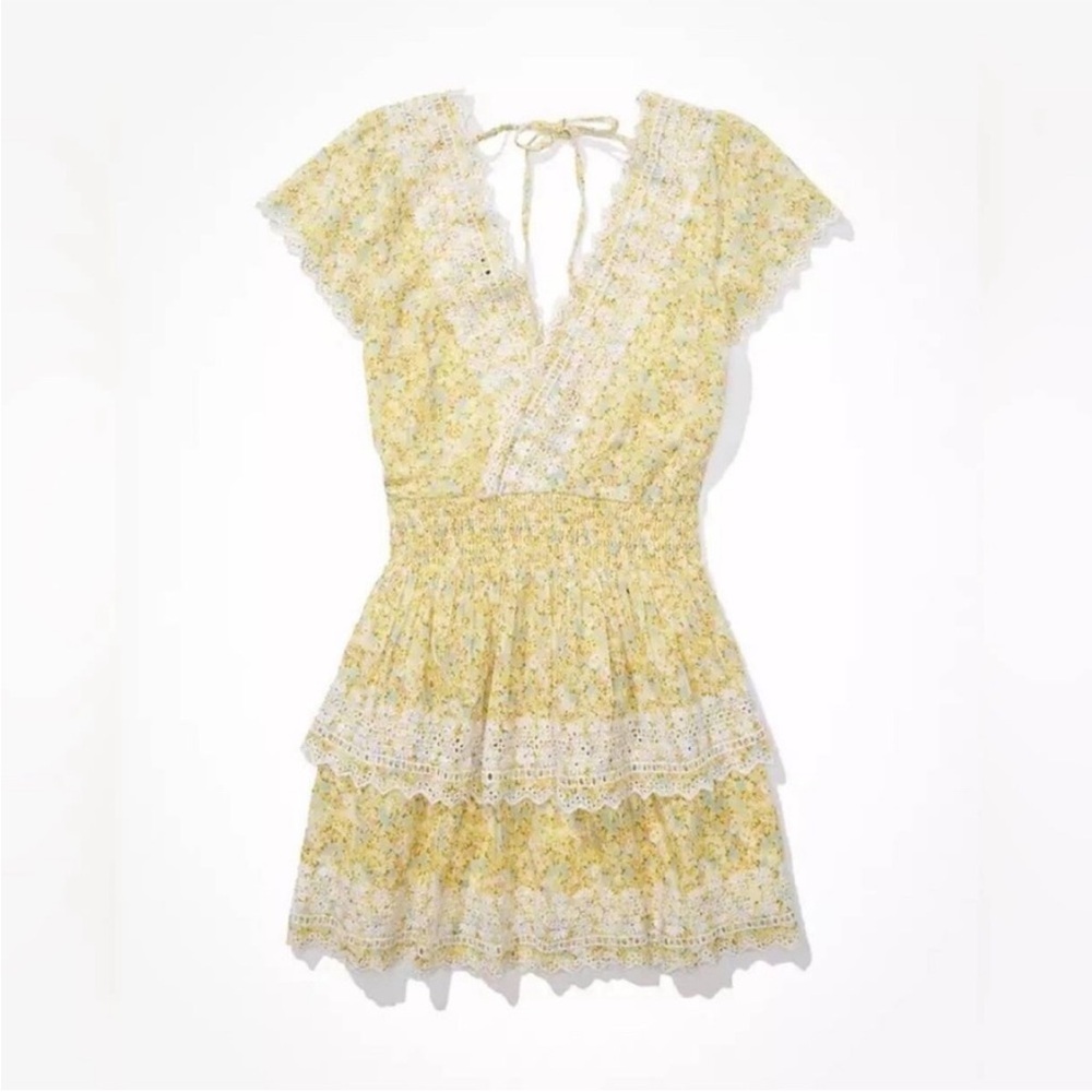 American Eagle Garden Party Wrap Dress size XS